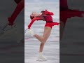 Always wondered red dress suits me  alexandra trusova shorts figureskating frida avtrusova