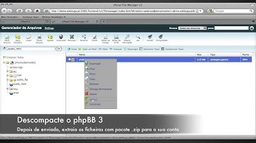 Instalar Fórum phpBB 3 pelo cPanel