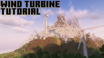 Minecraft Wind Turbine Tutorial