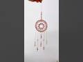 How to make a double-layer beaded dream catcher.🌙🌠🌌 #diy #beads #beadingtutorials #dreamcatcher