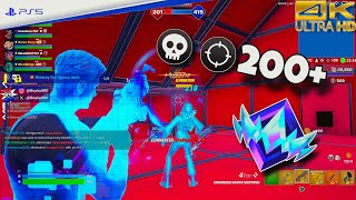 Fortnite Red Vs Blue Unreal Ranked | 200+ Kills | PS5 Gameplay [4K60]