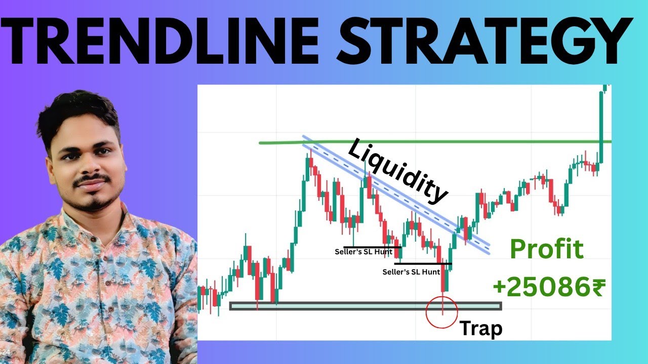 95% Win Rate Trendline setup|| Trendline Strategy Bangla.