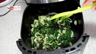 Air Fry Recipe, How To Steam Leafy Greens In Air Fryer