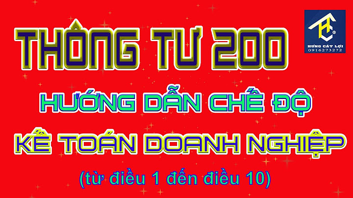 Mẫu sổ theo thông tư 200