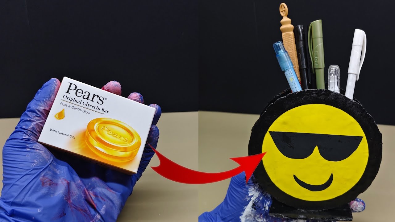 DIY Desktop Organizer Waste Material - Paper Craft - Pen Holder Organizer 