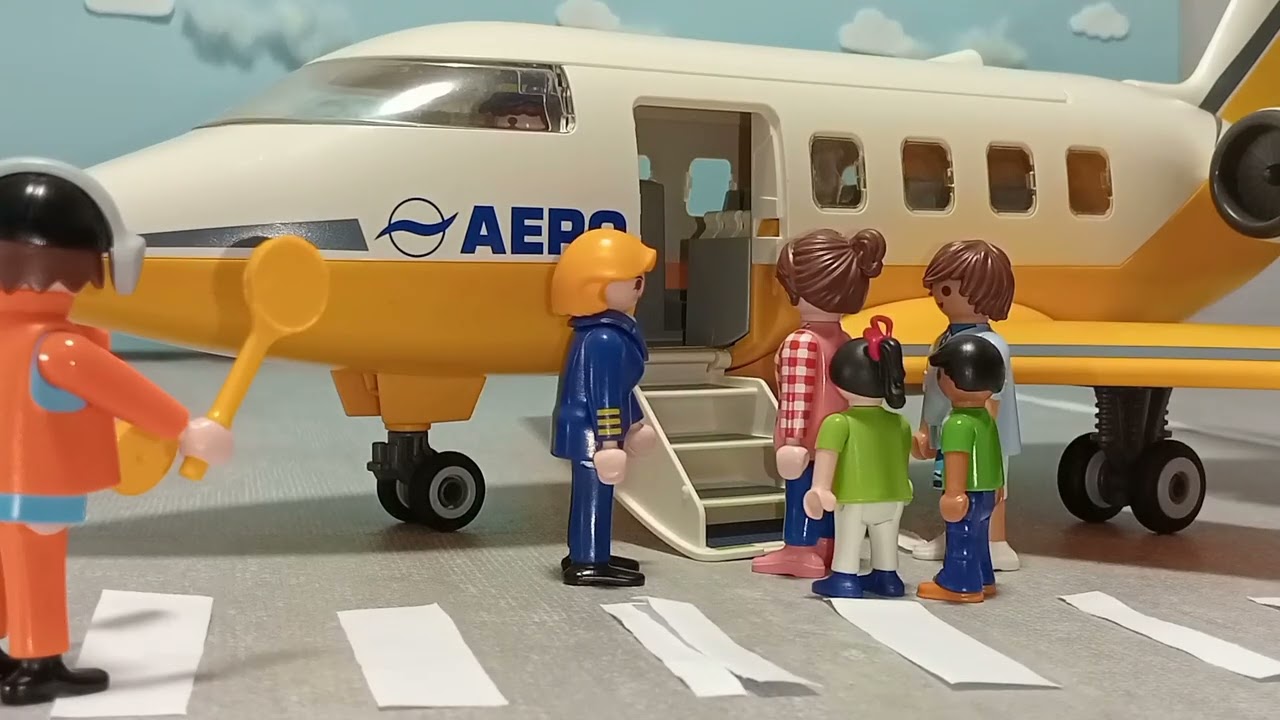 Ciudad de Playmobil 6 -De vacaciones en avión 1/6
