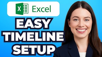 How to Create a Timeline in Excel 2025 (Easy Way)