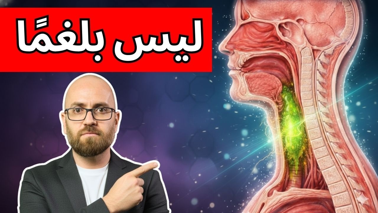 بلغم عالق في الحلق؟ قد لا يكون بلغمًا أصلاً