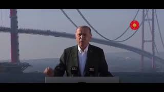 1915 Çanakkale Köprüsünün Son Tabli̇ye Montajinin Ardindan Son Tabli̇ye Vi̇dasini Ti