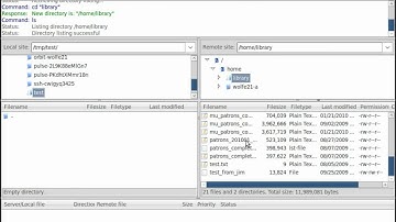 FileZilla SFTP Demonstration