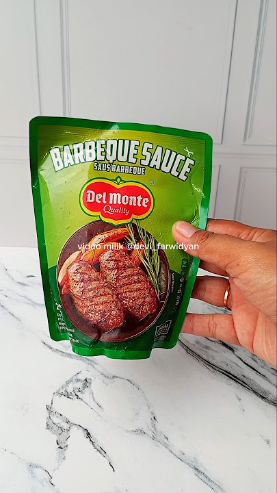 Yang suka buat steak, ini saus barbeque dari del monte cocok banget #shorts #viral #fyp #delmonte