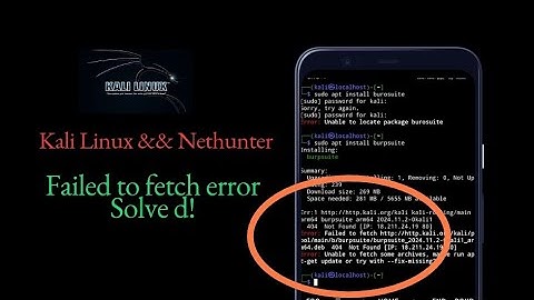 Fixing Kali Linux Error: Failed to Fetch Burp Suite (404 Not Found) - Quick Solution!