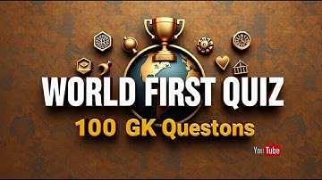 Memory Test 🧠 || World First General Knowledge Quiz🏆 || Brain Hunting  || Part2