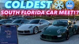 Cars and ICED Coffee Palm Beach! Was it Too Cold?