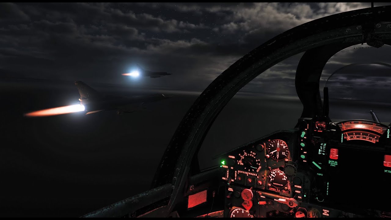 DCS | MiG-21 | Night Escort Tu-22M On Antiship Mission