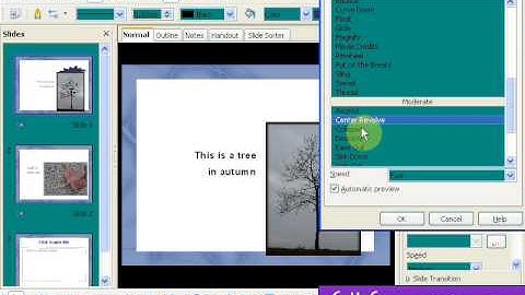 openoffice impress apply custom animation advanced