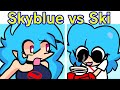 Friday Night Funkin' SkyBlue VS Ski + Cutscenes (FNF Mod/Hard) (FanGirl Mod/Pow Sky/Manifest)