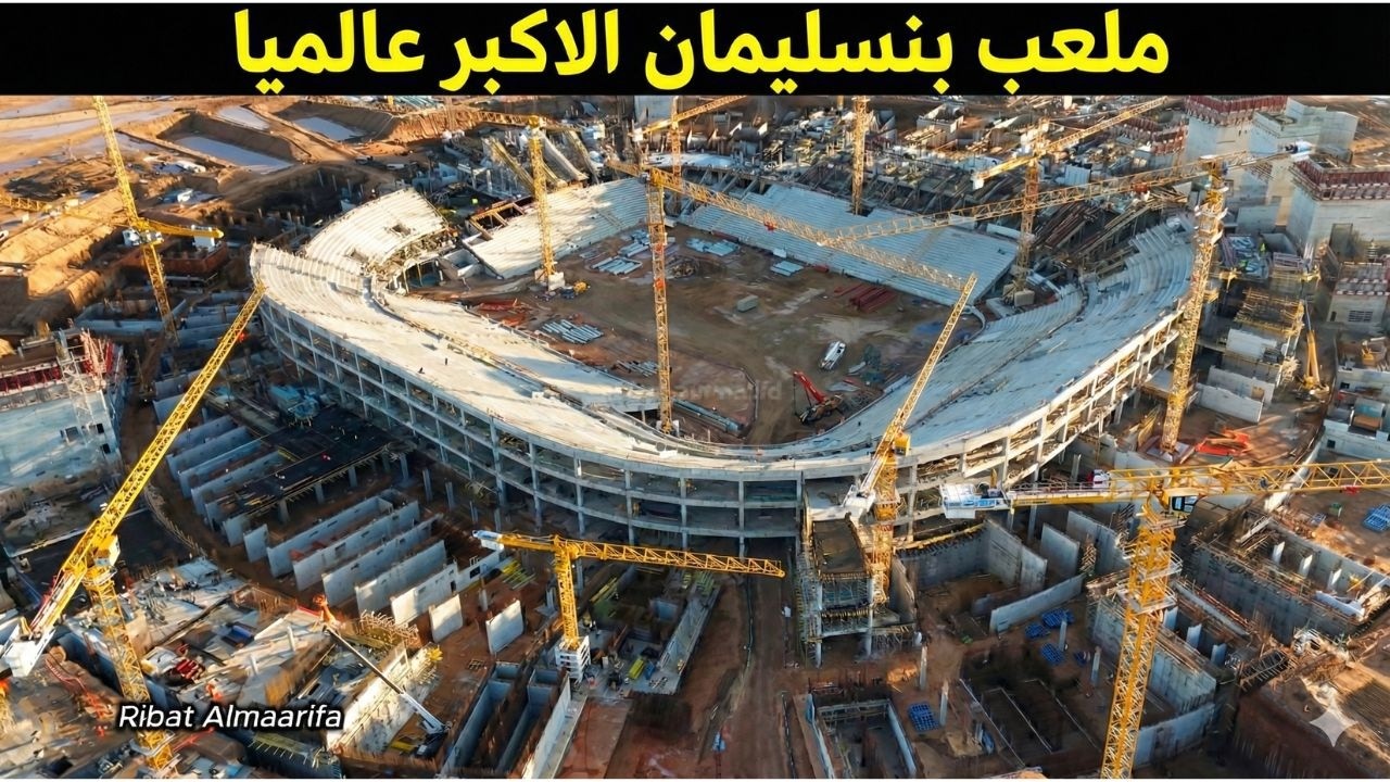 تطور ضخم في ورش ملعب الحسن الثاني ببنسليمان 🇲🇦