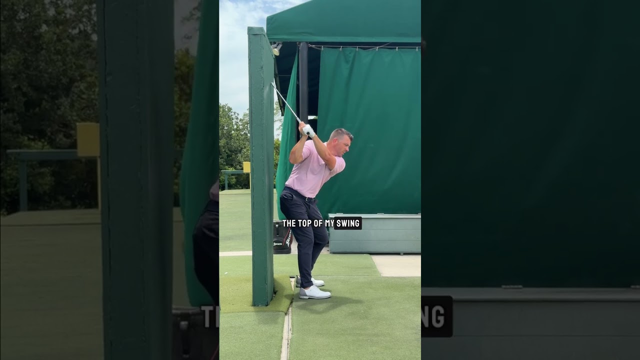 Golf Swing Too Steep? Try This Wall Drill