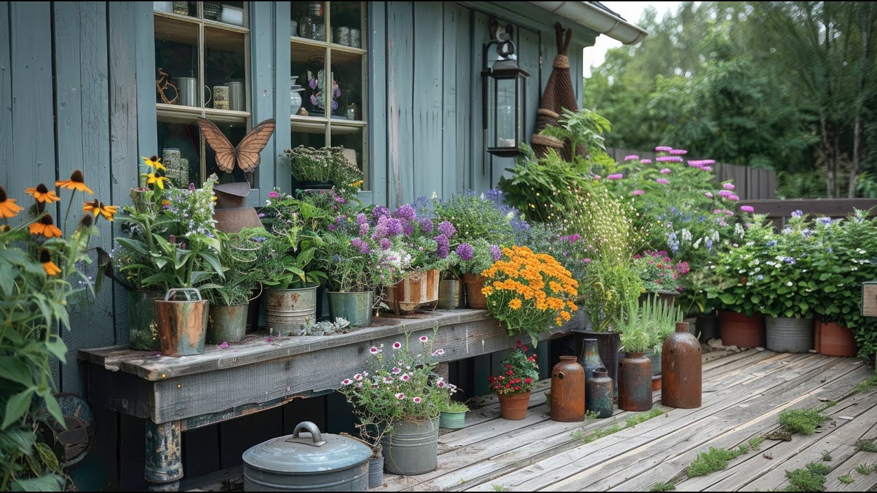 Farmhouse Garden Inspiration for Retired Garden Lovers