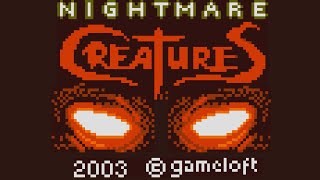 Nightmare Creatures Версия 96X65 Пикселей! Java Игра (Gameloft 2003 Год) Полное Прохождение