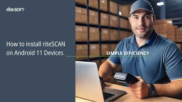 How to install riteSCAN on Android 11 Devices