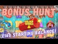 Bonus hunt with ocrumbs 160 start big bass splash golden winner and more slots bonushunt