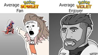 Average Scarlet Fan V Average Violet Enjoyer - Pokemon Meme