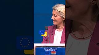 Von der Leyen: Europe and Egypt Open a New Chapter for Peace in Gaza!