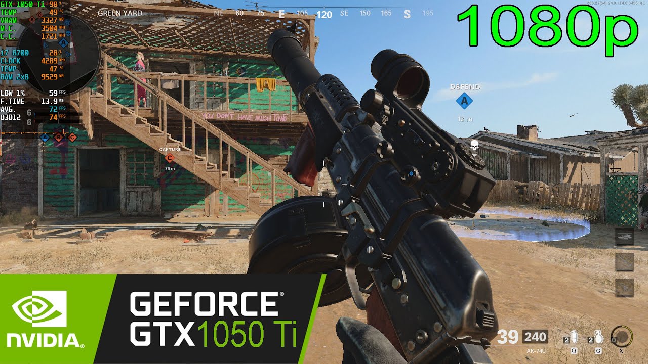 Call of Duty: Black Ops Cold War Season 2 | GTX 1050 Ti - 1080p