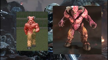 Doom (93-94) vs Doom (2016) - Equivalent Monsters Comparison