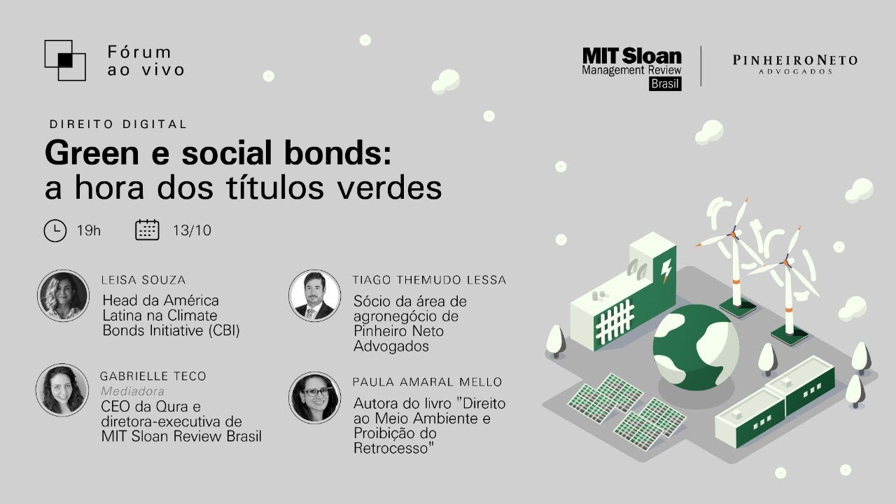 Fórum ao vivo] Green e social bonds: a hora dos títulos verdes