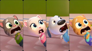 Talking Tom Time Rush Talking Tom Vs Talking Angela Vs Talking Hank Vs Talking Ginger Gameplay