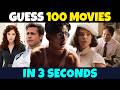 Guess 100 Movies in 3 Seconds 🎬