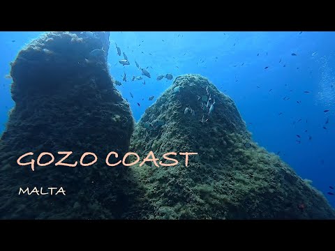 Scuba Diving Gozo Malta (Raz il-Hobz, North Cathedral Cave, Mgarr ix Xini)
