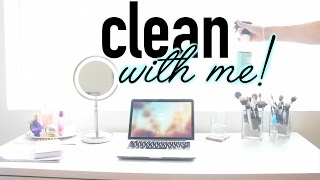 SPEED CLEAN WITH ME! + Trying Face Masks!