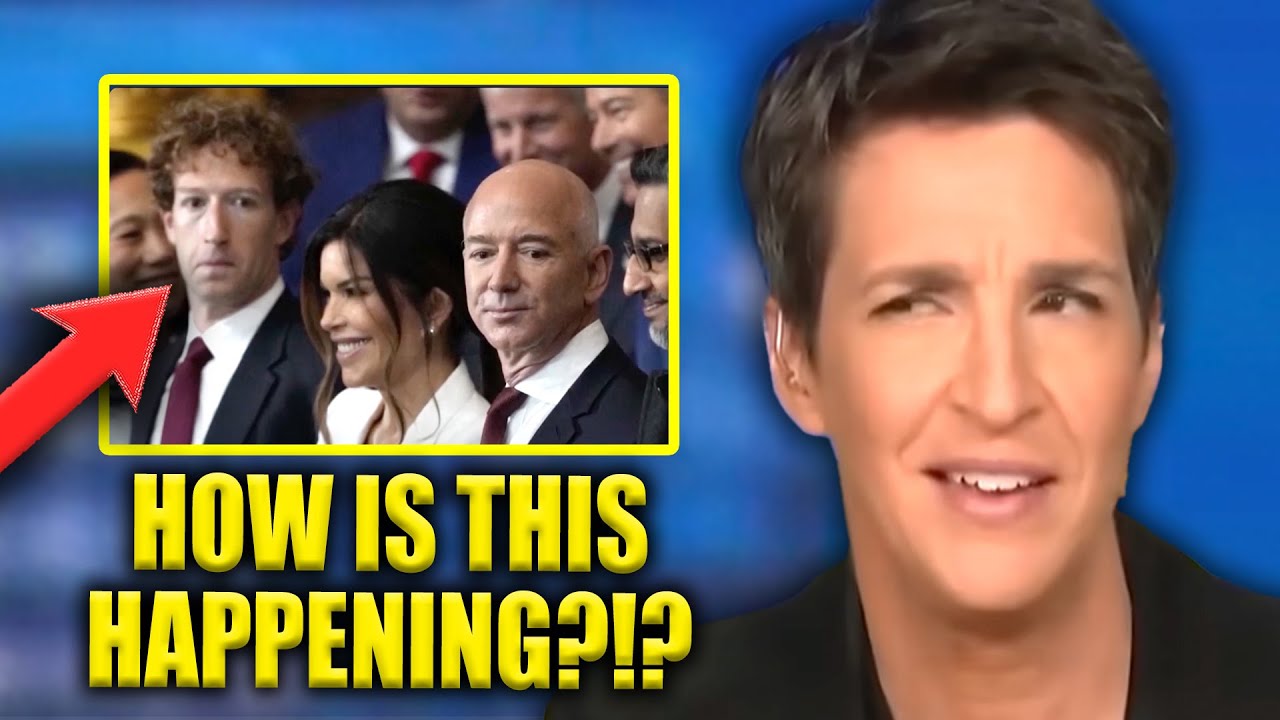 Rachel Maddow Spots SHOCKING Moment During Trump's Inauguration