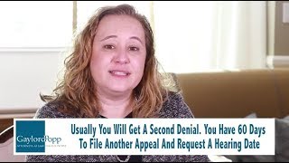 What Do You Do If You Are Denied Social Security Benefits? – Attorney Tanya Phillips explains