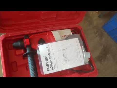 Foster Rotary Hammer Unboxing / Hammer drill / FHD 2-2GDRE