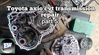 Toyota Axio 2007 CVT transmission repair and inspection. #5