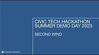 Demo Day 2023: Second Wind