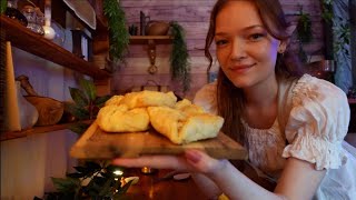 ASMR 🧚‍♀️ Fantasy Tavern - Baking Puff Pastries 🍅🧀 (Girlfriend ASMR)