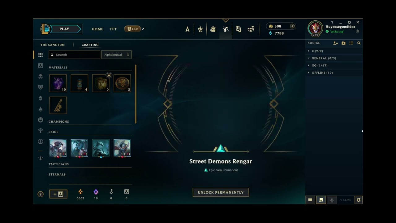 rerolling 3 legendary skin shards I am a troll - League of Legends