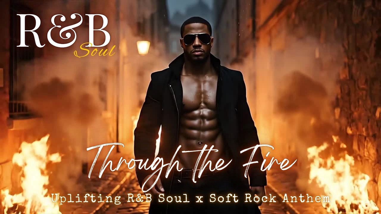 洋楽 R&B SOUL E Uplifting R&B Soul with Soft Rock Anthem | Through the Fire