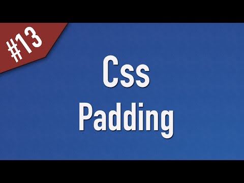 [ تعلم Css ] درس #13 - شرح الهوامش الداخلية Padding للعناصر