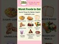 fatty Foods that are not good for your body #healthandwellnessgoals #weightlossjourney #health #diet