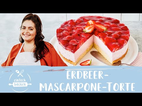 Video: Wie Man Erdbeer-Mascarpone-Gelee-Kuchen Macht