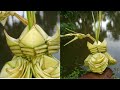 How to make coconut leaf flower bouquet | Valentines Day Special