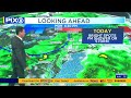 Rainy start to the week with high rip current risk