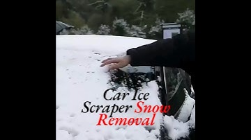 Car Ice Scraper Snow Removal | #youtube #youtubeshorts #shorts